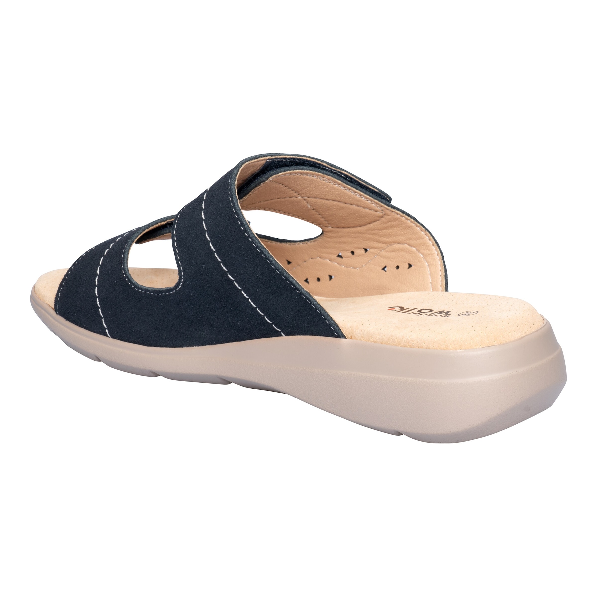 Leder-Komfortpantolette "Lisa"