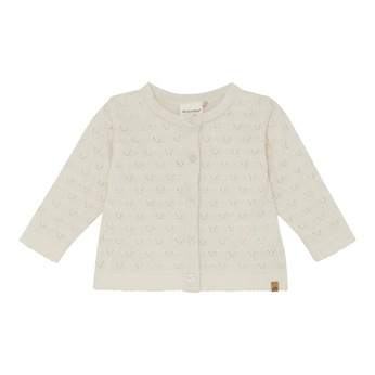 Ajour-Strickjacke