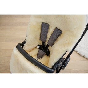 Lammfell-Fußsack Skaidi für Kinderwagen, Buggy