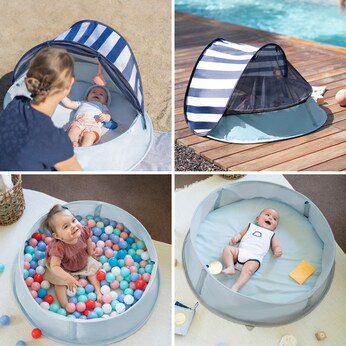 Strandmuschel Aquani 3in1 mit UV-Schutz 50+