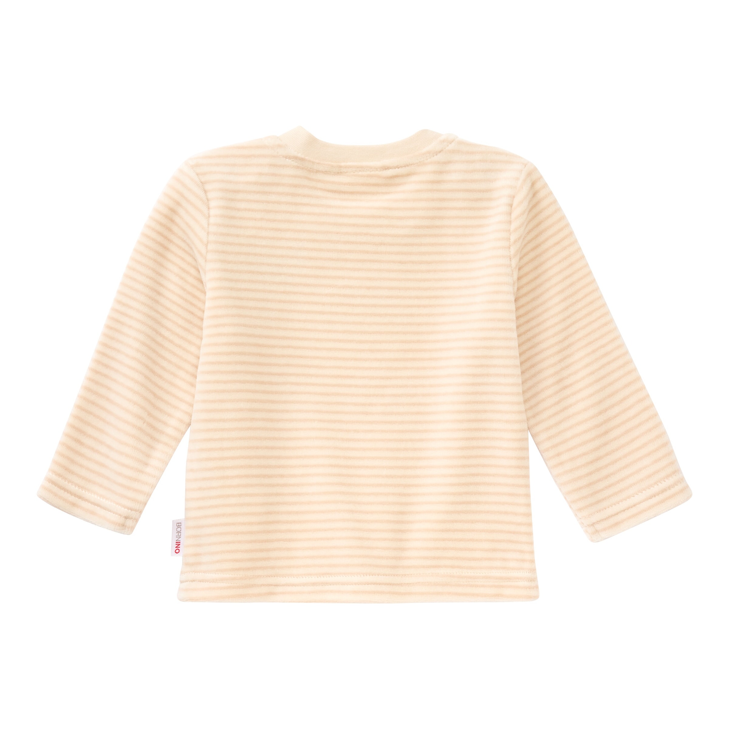 Bornino Lieblinge Nicki-Shirt langarm Ringel Bär