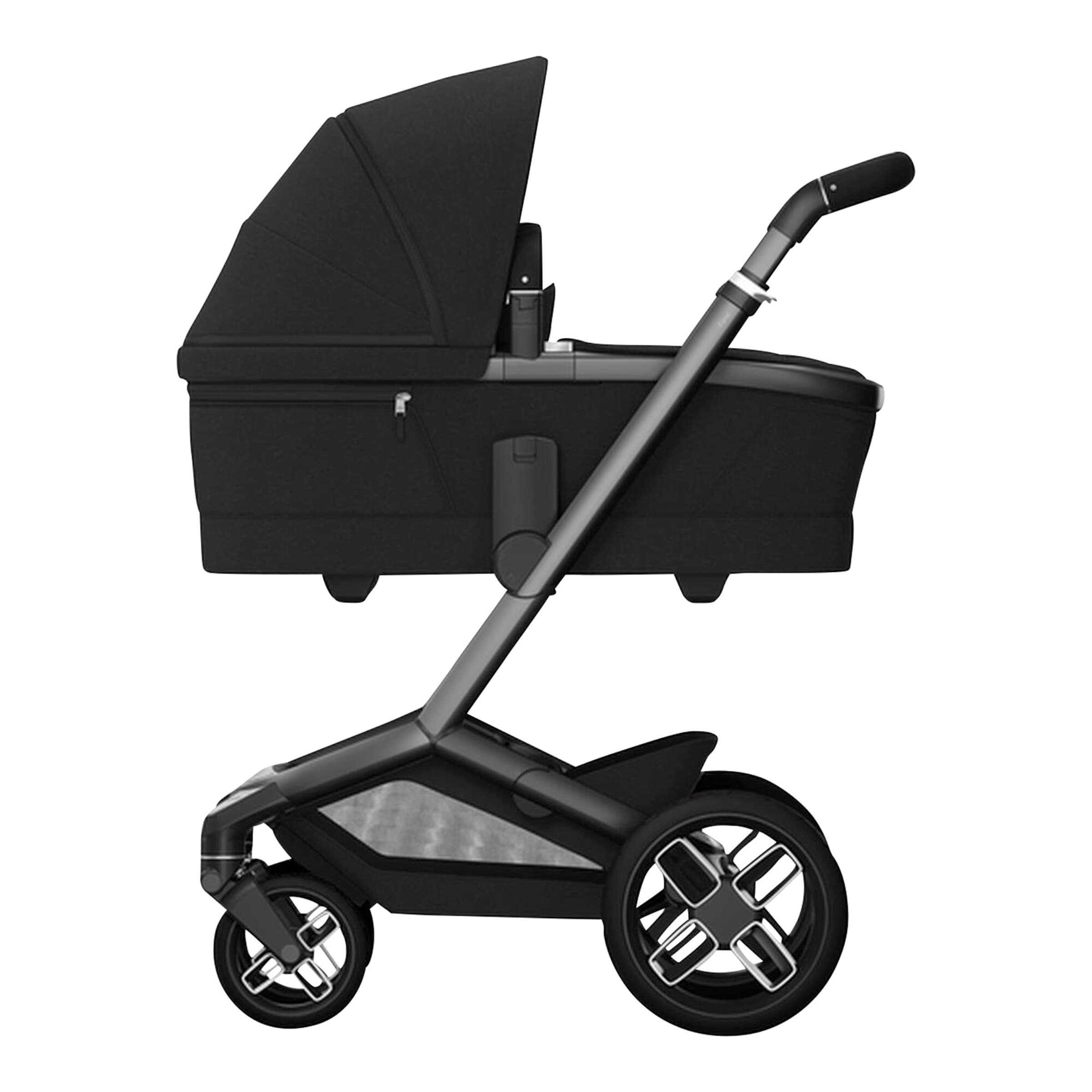 Maxi-Cosi Premium Kombikinderwagen Fame inkl. Babyschale Pebble 360 Pro 2 und Isofix-Basis FamilyFix 360 Pro twillic black