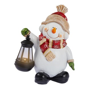 Lanterne solaire bonhomme de neige « Hugo »