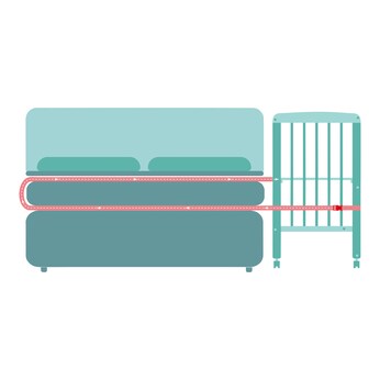 Beistellbett Nino 90x45 cm
