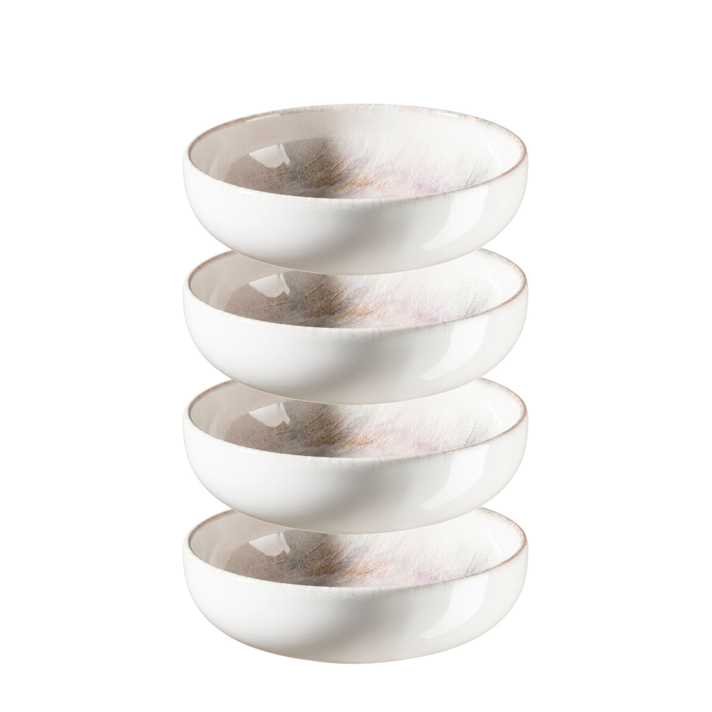 Schüssel-Set, Steinzeug Aquarellia