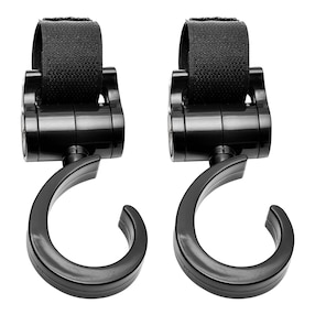 Crochets de fixation rotatifs pour poussette et poussette-canne