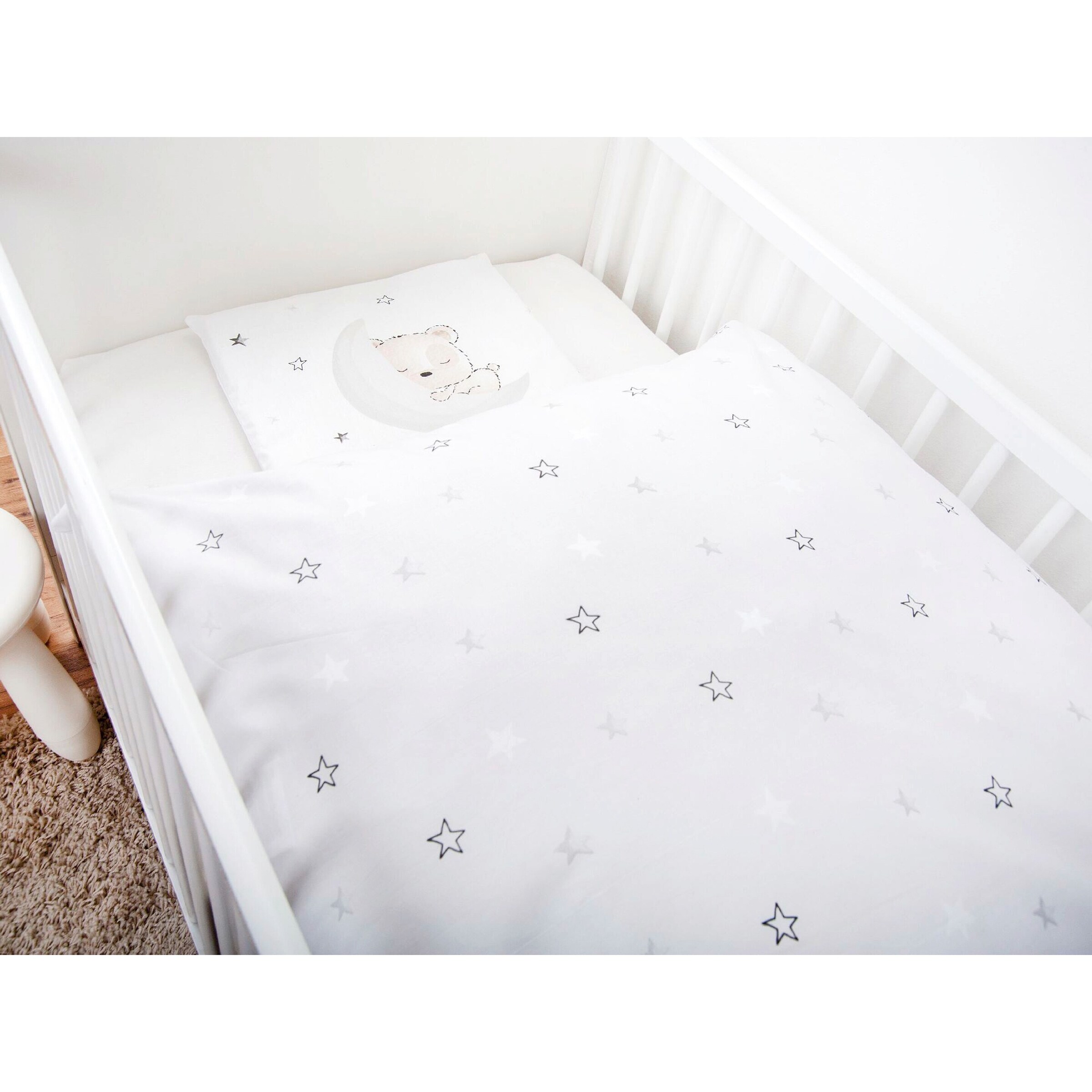 Renforcé Wende-Bettwäsche 35x40 / 80x80 cm