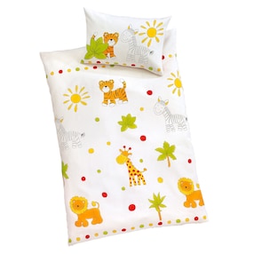 Linon Kinderbettwäsche SAFARI 100 x 135 cm