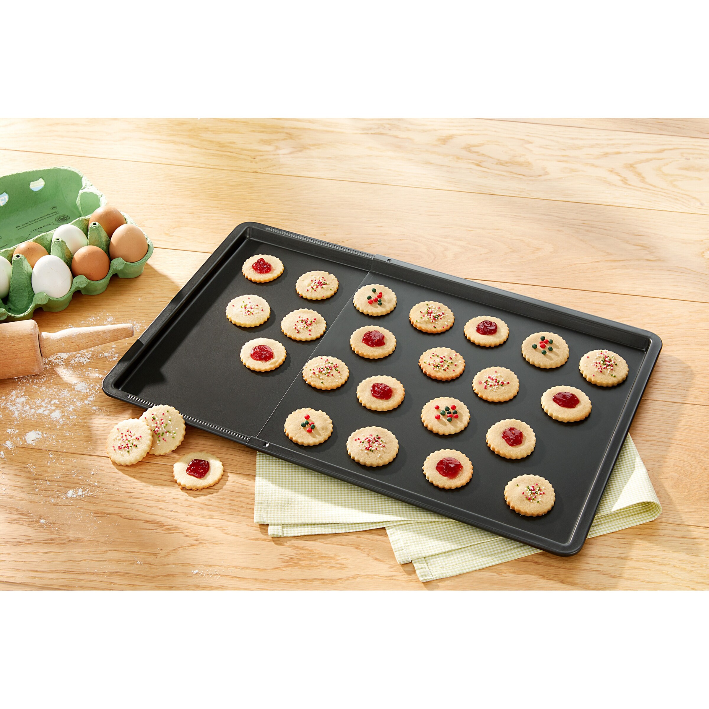 Back- und Plätzchenblech, ausziehbar