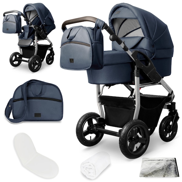 blau | Gestell: silber