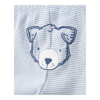3-tlg. Set Body kurzarm, Body langarm und Jogginghose Tiere Ringel