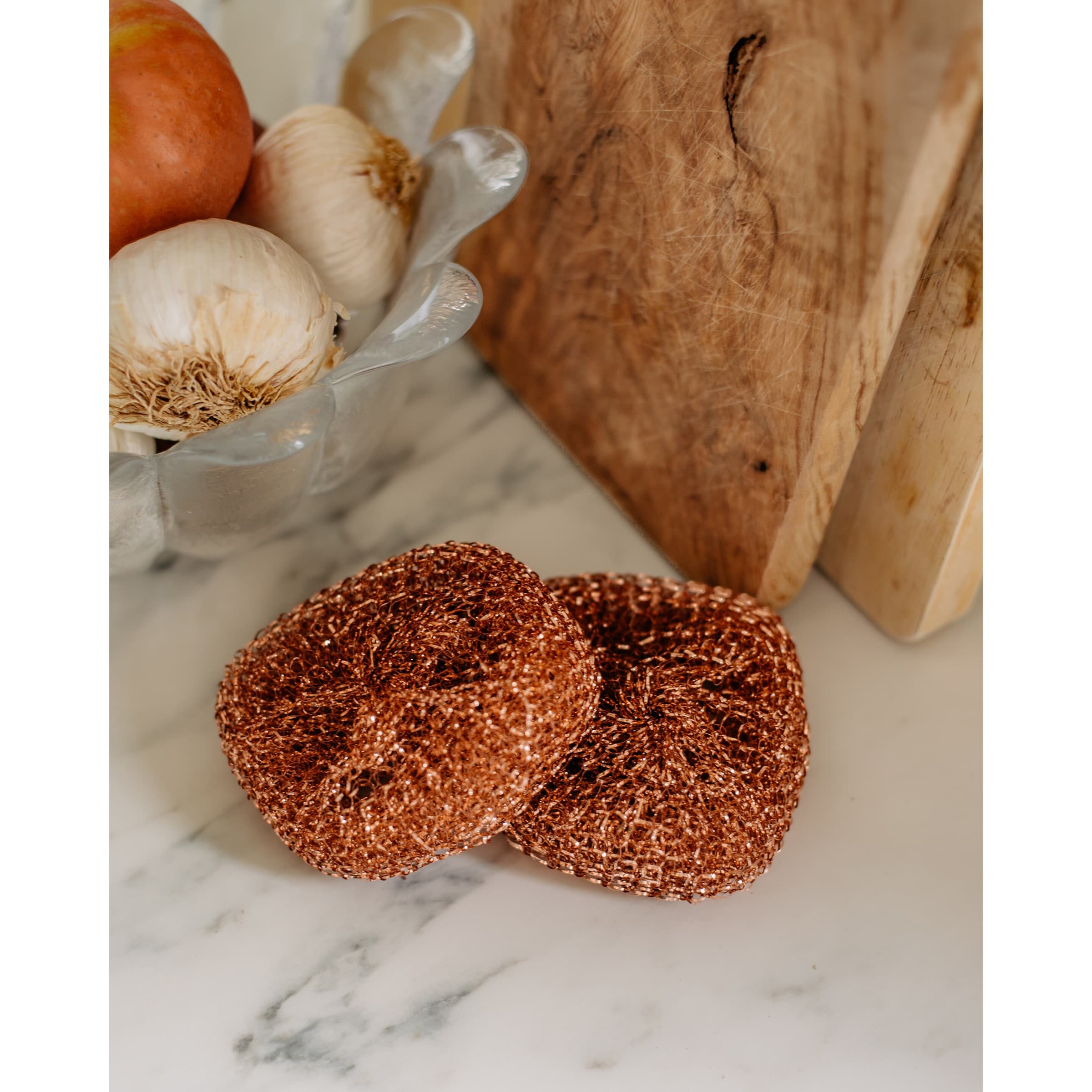 Kupfer-Spülschwamm, 2 Stück