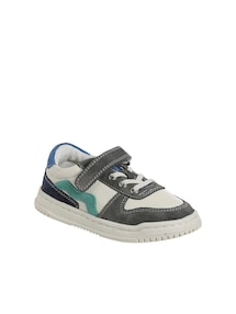 Kinder Ledersneakers mit Anziehtrick und elastischer Schnürung