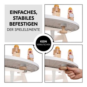 Spielbrett inkl. Spielaufsatz Sorting Giraffe für Hochstuhl Alpha+ und Beta+