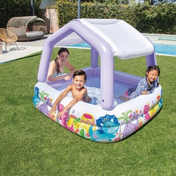 Pool Sun Shade mit abnehmbarem Verdeck