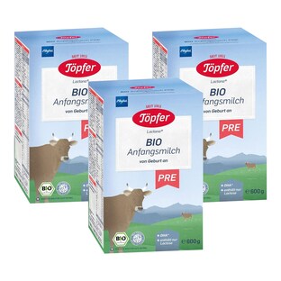 Bundle 3er-Pack Bio Anfangsmilch Pre à 600g