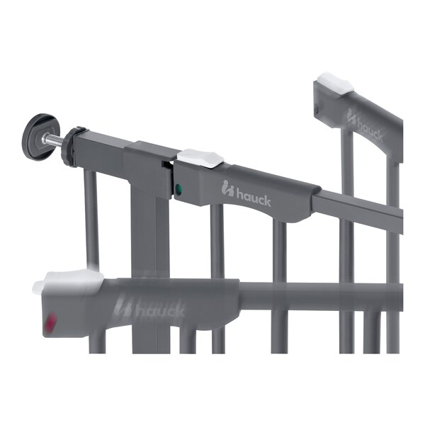 Hauck - Barrière de sécurité pour porte et escalier Clear Step Autoclose 2  84-89 cm avec rallonge possible de 9 cm incluse