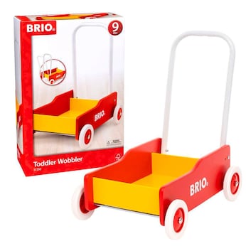 Lauflernwagen, rot/gelb