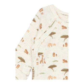 Wickelshirt langarm Safari Rippqualität