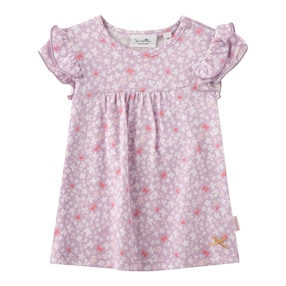 Kleid kurzarm Blumen Rüschen