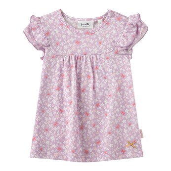 Kleid kurzarm Blumen Rüschen