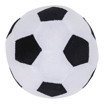 Stoffball Fußball mit Rassel