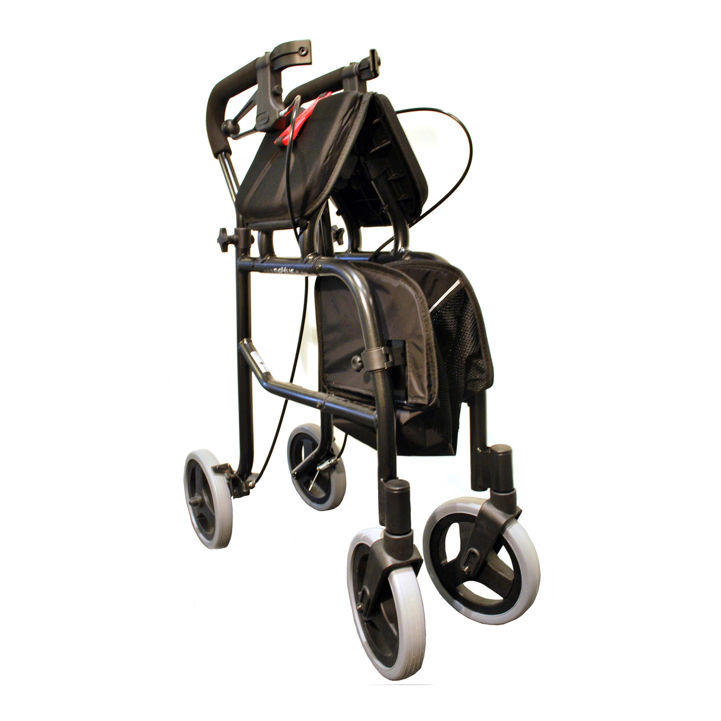 Leichtgewicht-Rollator NeXus mit Rückengurt und Tasche, faltbar