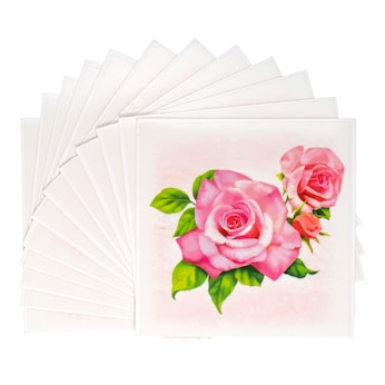 Stickerset "Rosentraum", 12 Sticker