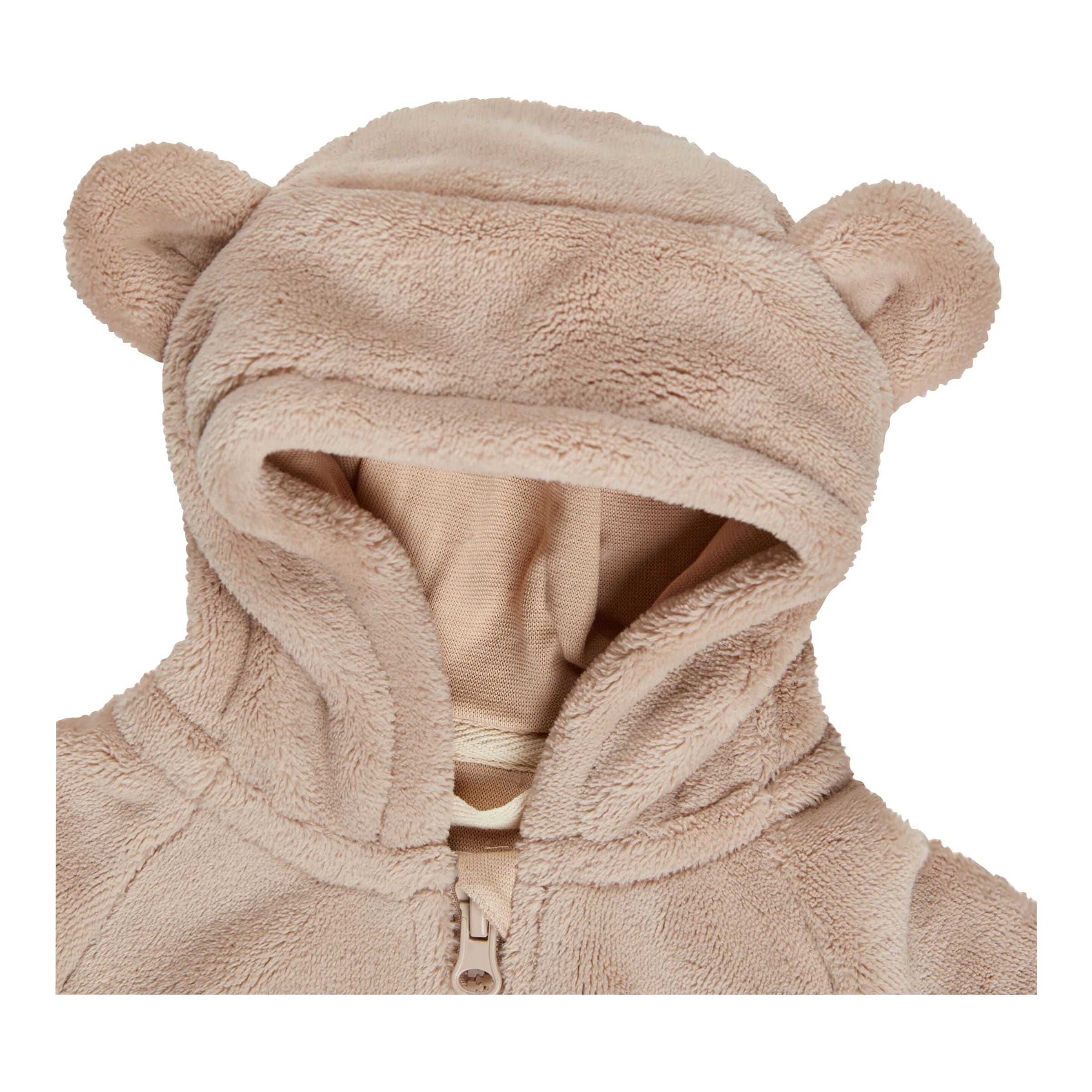Plüschjacke Kapuze mit Ohren