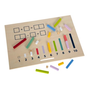 Lernbox Rechenstäbchen mit Zahlen Educate