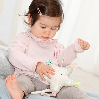 Mini-Spieluhr Seestern Meereskinder 18cm