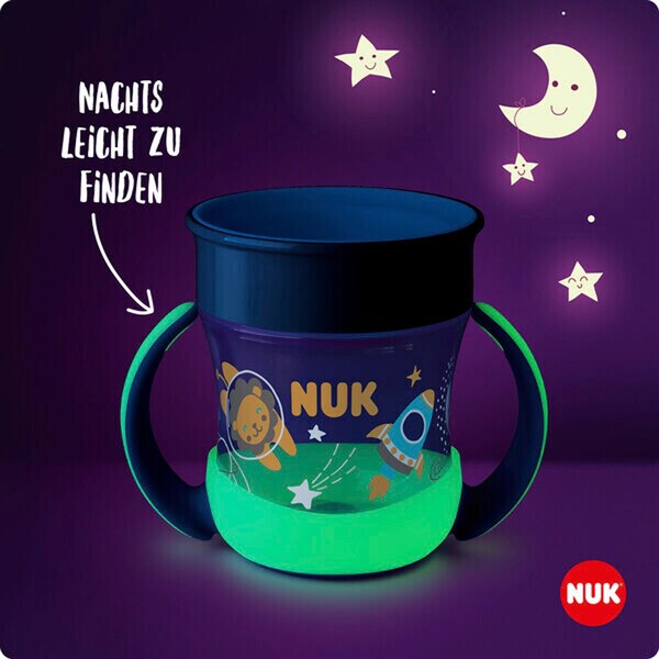 NUK - Trinklernbecher Mini Magic Cup 160ml Glow in the Dark