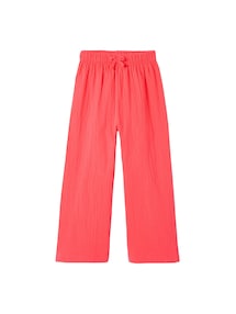 Weite Mädchen Stretch-Hose, Crinkle-Effekt