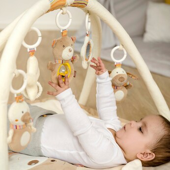 Spielbogen mit 3-D-Activity-Decke Teddy Rainbow