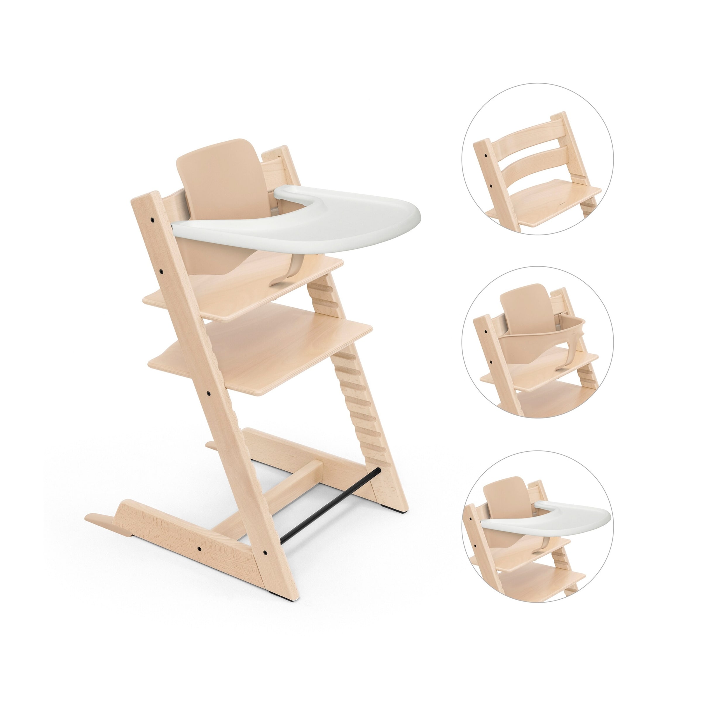 Stokke® Tripp Trapp® Bundle Treppenhochstuhl inklusive Babyset & Tray