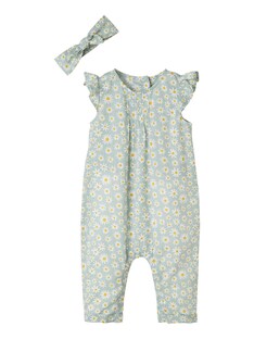 Mädchen Baby-Set: Overall & Haarband