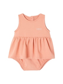 Kleid mit integriertem Body Mädchen Baby, Bio-Baumwolle