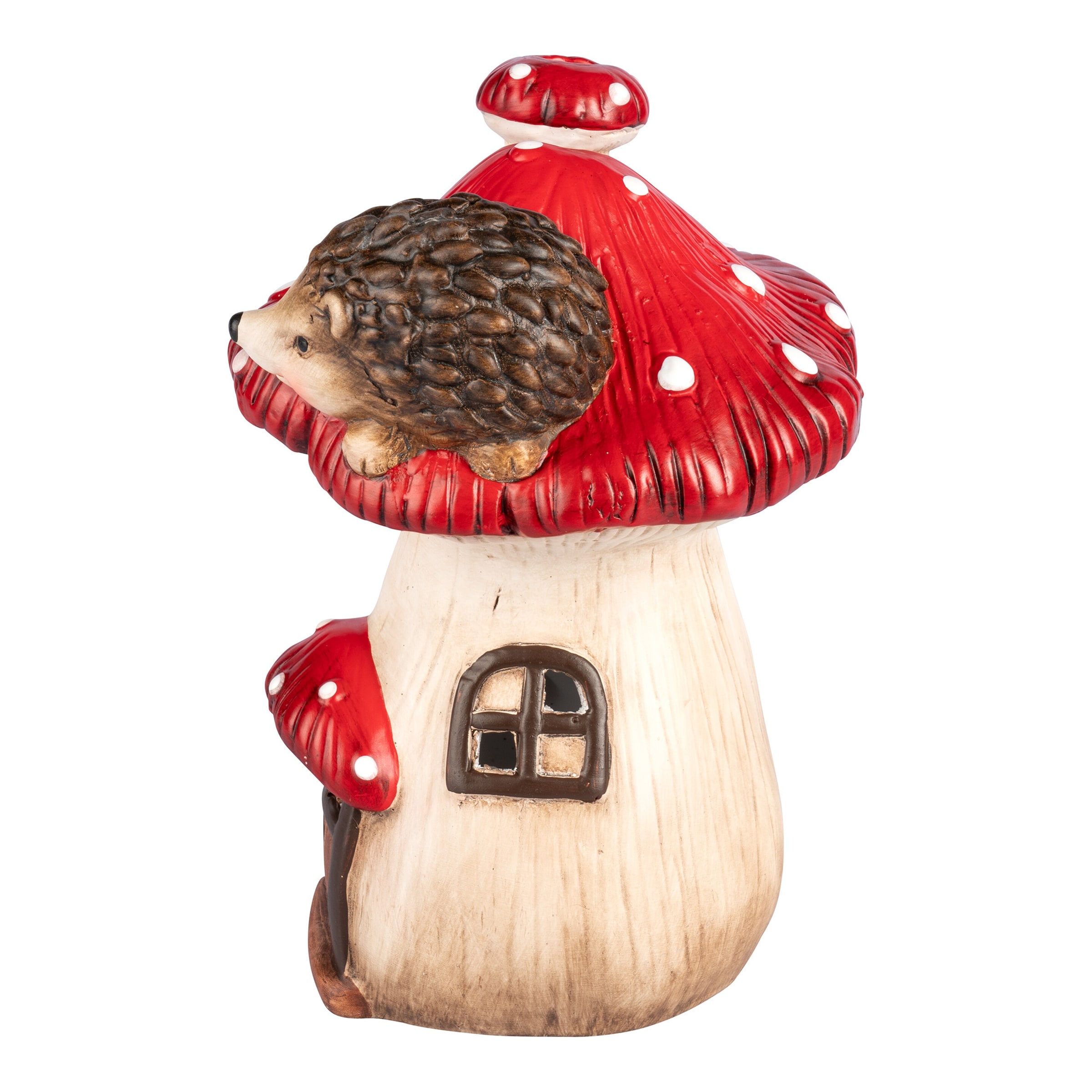 LED-Dekofigur-Pilzhaus