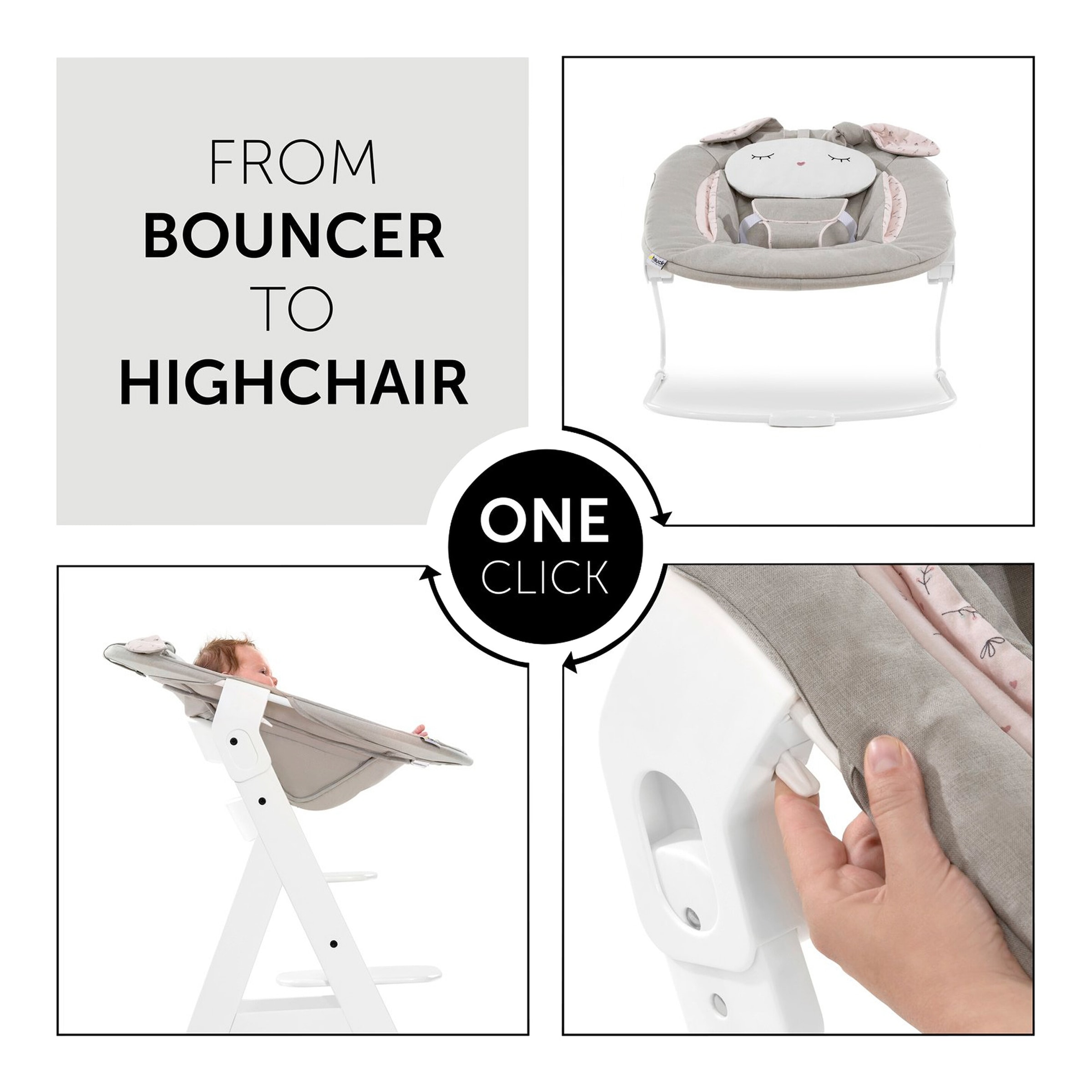 Thumbnail - Hauck Babywippe Alpha Bouncer 2in1