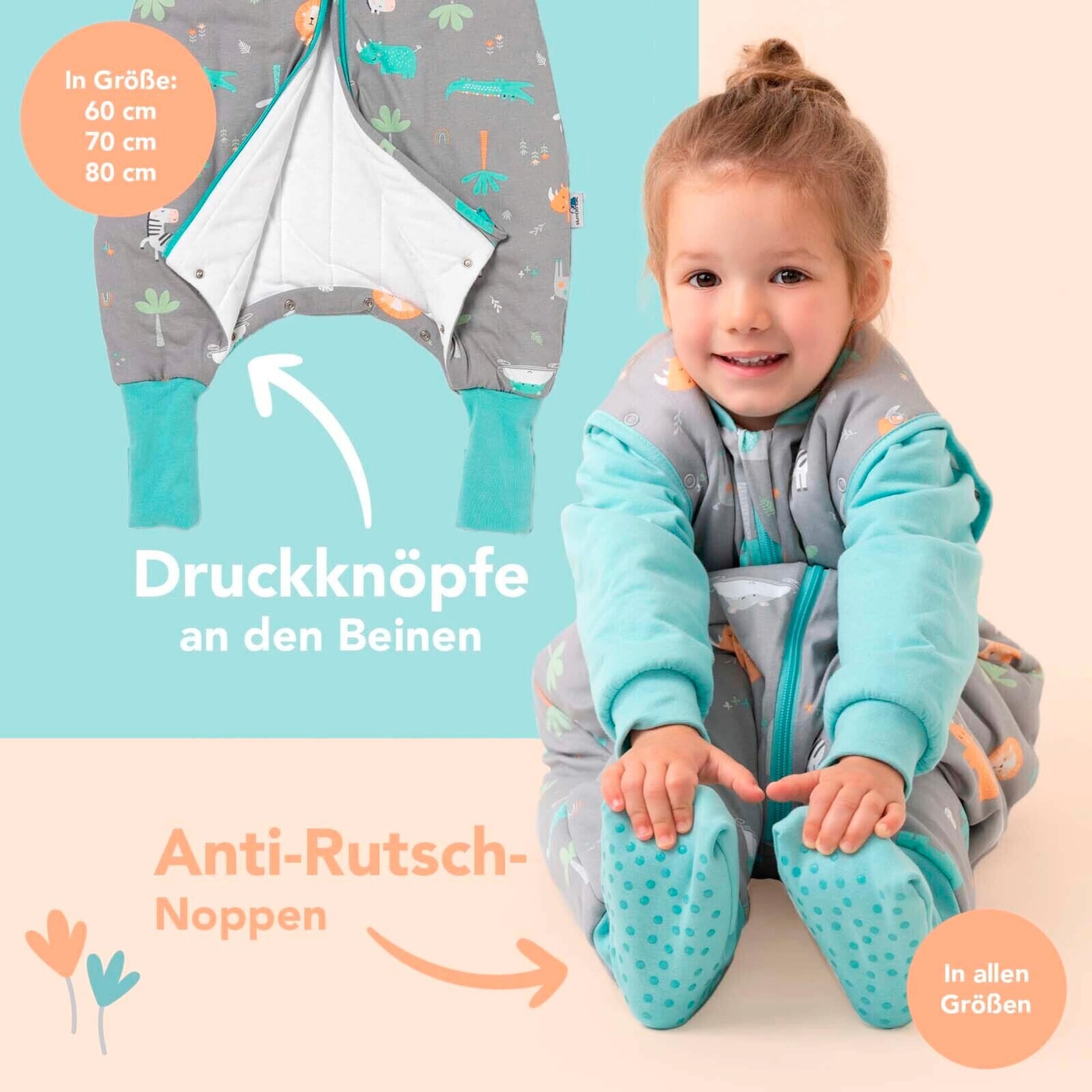 Schlummersack Schlafsack mit Füßen 3.5 Tog