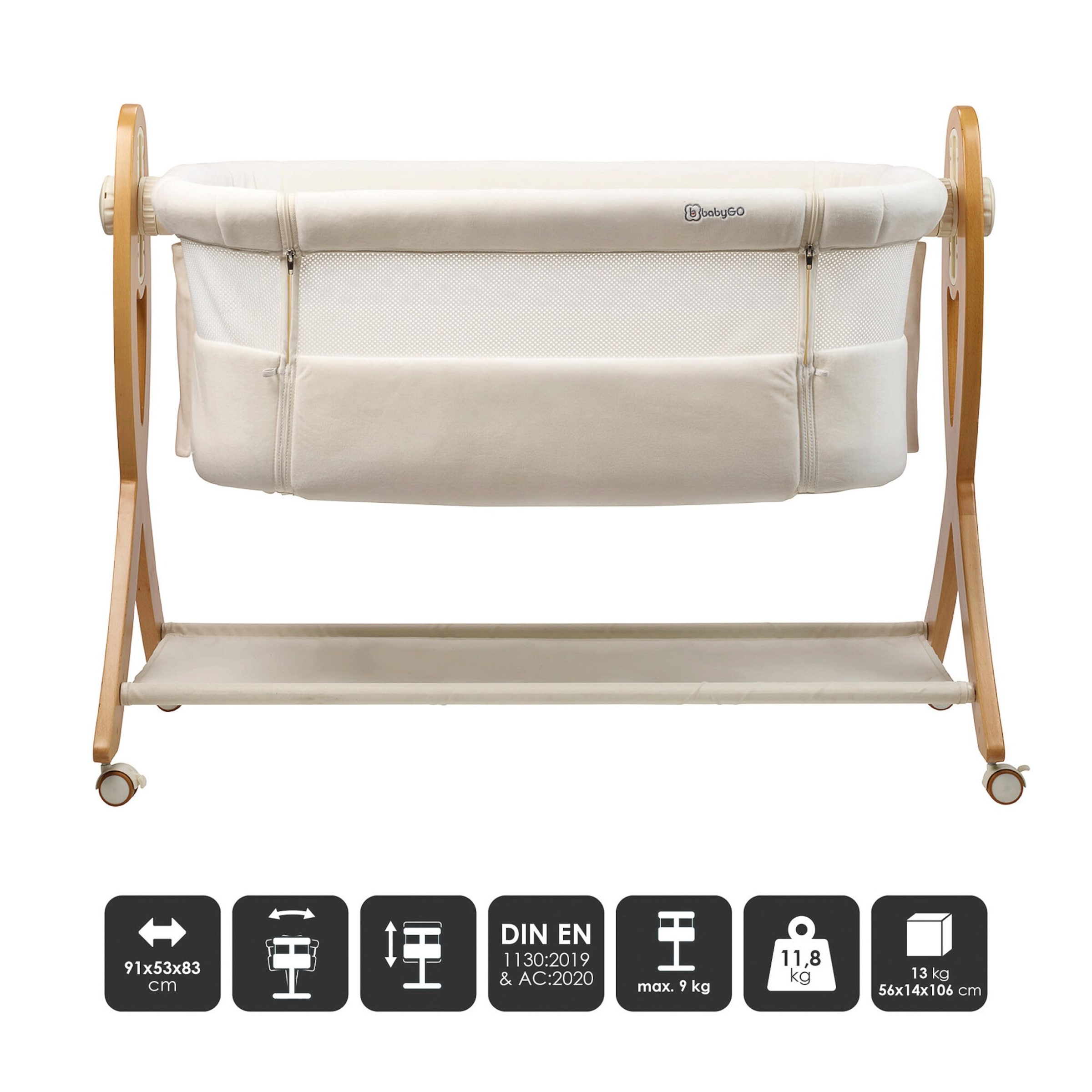 21% Rabatt! Babygo Beistellbett SidebySide