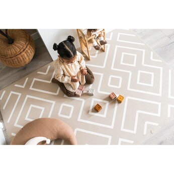 Puzzlematte Modern Blocks - Desert Sand