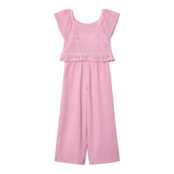 Häkel-Jumpsuit 2in1 Rippqualität