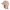 Musselin-Schirmmütze mit Nackenschutz Ringel