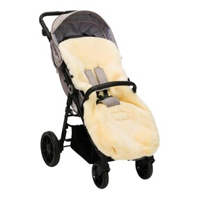Winterfußsack Lammfell Lille Wool für Kinderwagen, Buggy
