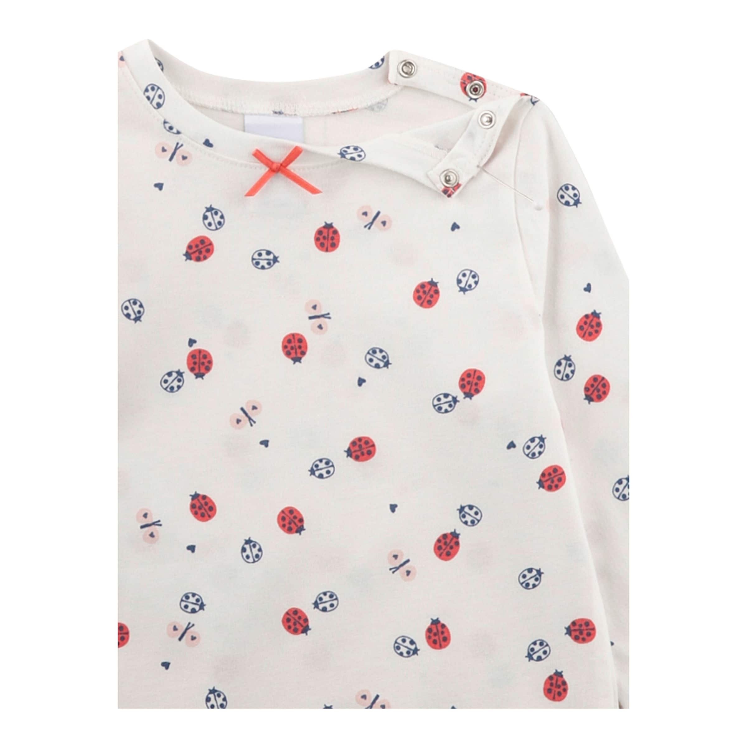 Schlafanzug lang Marienkäfer