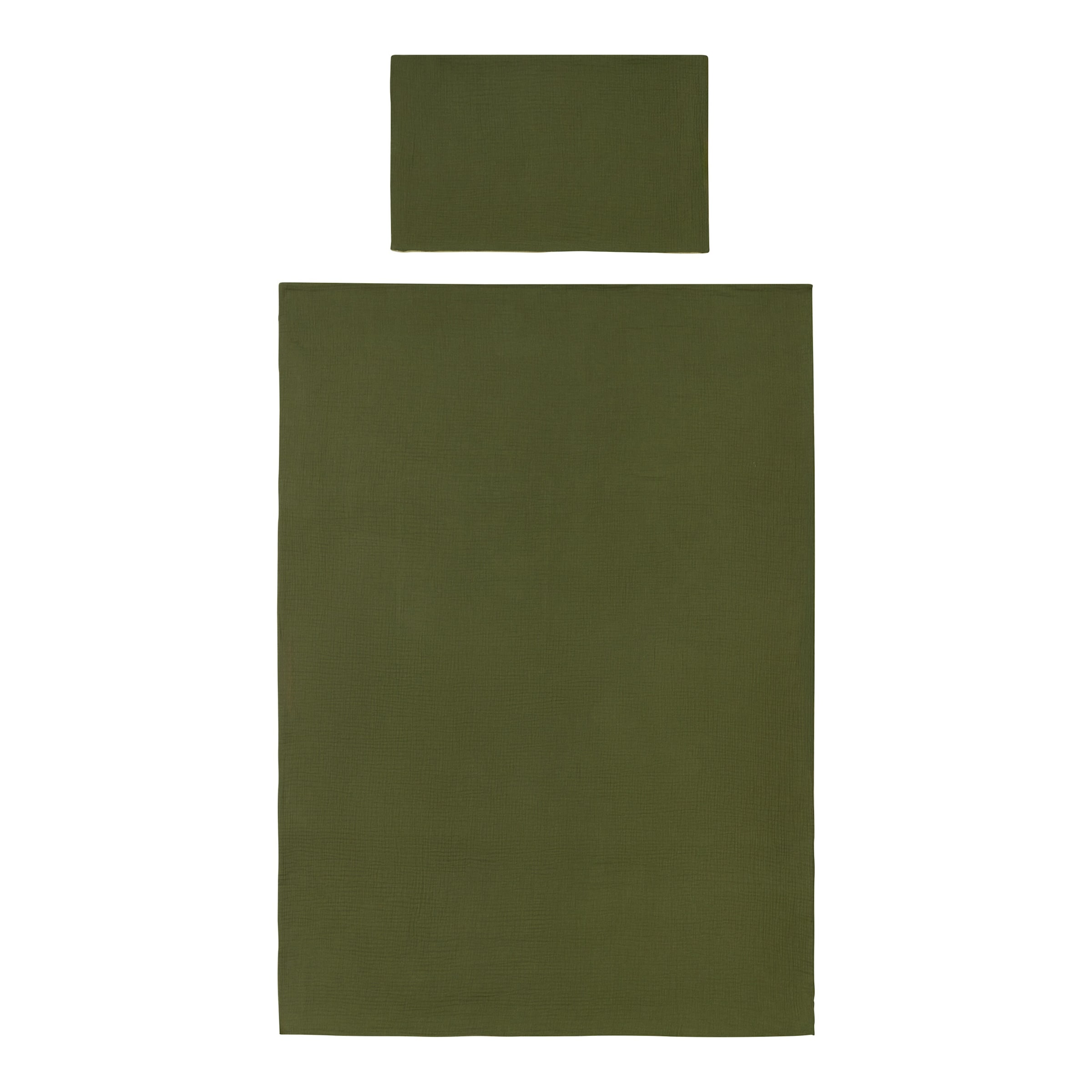 Bornino Home Wende-Bettwäsche Musselin 40x60/100x135 cm