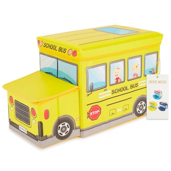 Aufbewahrungsbox mit Deckel Kinder Schulbus