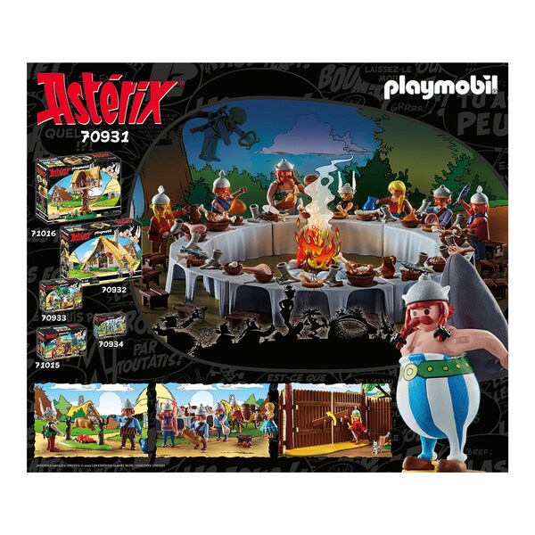 Playmobil - Astérix 70931 Le Banquet du Village