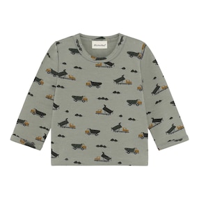 Shirt langarm Baustellenfahrzeuge